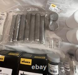 Huge NOS Lot Wagner Air Assist Airless Consumables (tips, Rebuild Kits, & More)