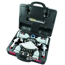 Husky Spray Gun Kit Gravity Feed Hopper Stainless Steel