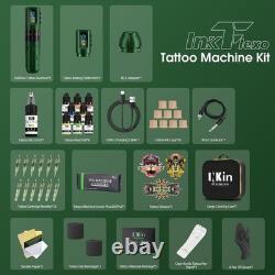 INKin Tattoo Gun Kit, Inkflexo Wireless Machine with 2.0mm Green