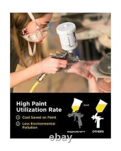 Inokraft D1 Lvlp Air Spray Gun Premium Kit, Easy to Use, Paint Gun for Cars &