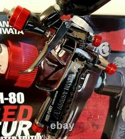 Iwata LPH-80 Limited Edition RED FURY 1.2mm Spot Smart Refinishing Kit Spray Gun