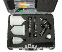 Iwata Triple Spray Gun Kit BARGAIN W400 WBX 1.3, Junior 1.0, Chrome Flash 1.8