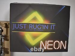 Just Rug'In It Neon Tufting Gun Assembly Set w Primary Tufting Cloth Kit