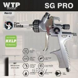 KIT SGPRO HVLP 1.3 (Color) + SGPRO MP 1.3 (Clear) Professional Spray Gun