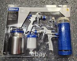 Kobalt Gravity-Feed Paint Spray Gun Kit #SGY-AIR160NB NEW