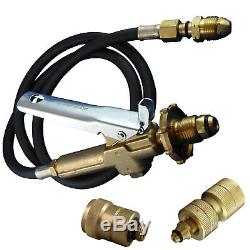 LPG Filler Gun & Hose BBQ, Decanting Kit with Primus and Companion Adapters