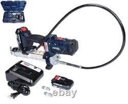 Lincoln Industrial 1888 2-Speed 20V Grease Gun Kit (2 Batteries) Brand New