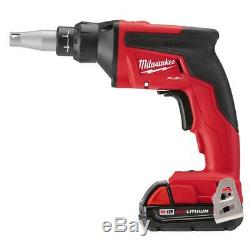M18 FUEL 18-Volt Lithium-Ion Brushless Cordless Drywall Screw Gun Compact Kit wi