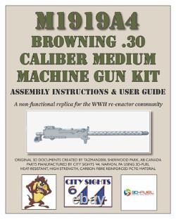 M1919A4 Full Size Browning. 30 cal Machine Gun Display Kit