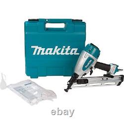 MAKITA AF635 NEW 15 Gauge 2-1/2 Air Angled Finish Nailer 34? Nail Gun Kit