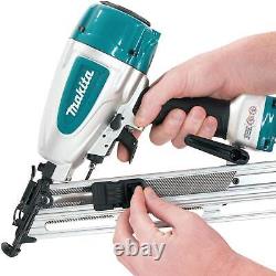 MAKITA AF635 NEW 15 Gauge 2-1/2 Air Angled Finish Nailer 34? Nail Gun Kit