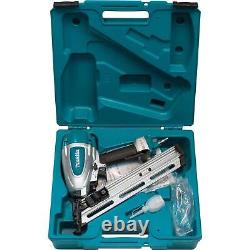 MAKITA AF635 NEW 15 Gauge 2-1/2 Air Angled Finish Nailer 34? Nail Gun Kit