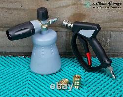 MTM NEW PF22.2 Foam Cannon SGS28 Swivel Gun and Quick Connects Kit New Bottle