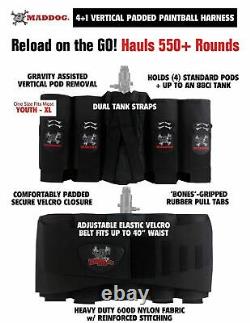 Maddog Empire Mini GS Elite Remote HPA Paintball Gun Kit Dust Black 2-pc