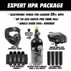 Maddog Empire Mini GS Expert Paintball Gun Kit Dust Black 2-pc Barrel