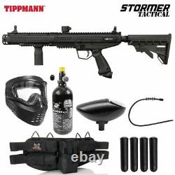 Maddog Tippmann Stormer Tactical Silver HPA Paintball Gun Marker Starter Package