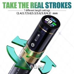 Mast Flip3 Tattoo Gun Kit Wireless Machine 7 Strokes Length Coreless Motor Pr