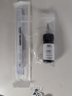 Mast Tattoo Fold2 Gun Kit Wireless 7 Strokes Length Pro Needles QP-047 Sealed