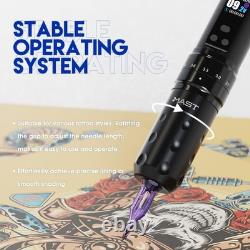 Mast Tattoo Fold2 Pro Tattoo Gun Kit Complete Tattoo Machine Kit 2000mAh Batt