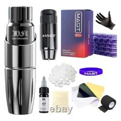 Mast Tour Tattoo Pen Kit Wireless Tattoo Machine Gun Kit with Short Tattoo Pen