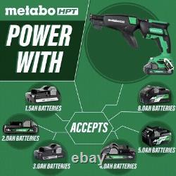 Metabo HPT W18DAQBM MultiVolt 18V BL Li-Ion Drywall Screw Gun Kit (2) 2 Ah New