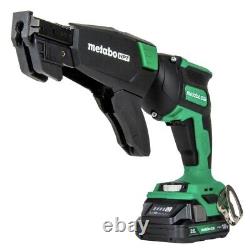 Metabo HPT W18DAQBM MultiVolt 18V BL Li-Ion Drywall Screw Gun Kit (2) 2 Ah New