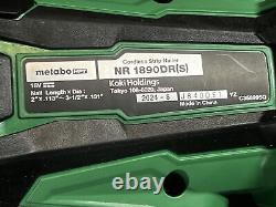 Metabo NR1890DR(S) HPT 18V Brushless Cordless Framing Nailer Kit New Open Box