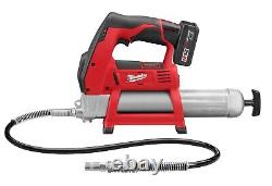 Milwaukee 2446-21XC M12 Cordless 14-Inch Grease Gun Kit (Charger + 3.0 Ah) NEW