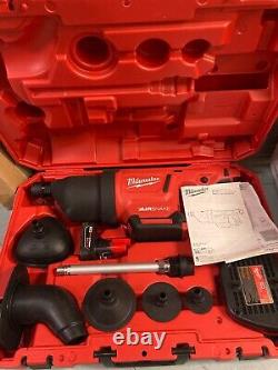 Milwaukee 2572B-21 M12 12V Airsnake Drain Cleaning Air Gun Kit w\XC 4.0 Battery