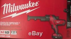 Milwaukee 2641-159 M18 Li-Ion Caulk/Adhesive Gun Kit Euro Style 220-240V