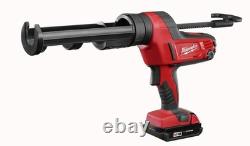 Milwaukee 2641-21CT M18 10 oz Caulk Gun Kit Milwaukee 2641-21CT M18 10 oz Caulk Gun Kit