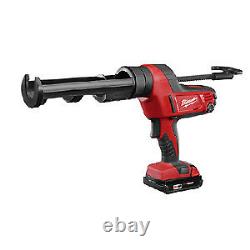 Milwaukee 2641-21Ct M18 Cordless Caulking Gun Kit Brand New