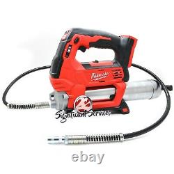 Milwaukee 2646-20 M18 18V 18 Volt Cordless 2 Speed Grease Gun 2.0 Ah Kit