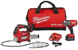 Milwaukee-2767-22GG M18 FUEL HTIW with Grease Gun Kit