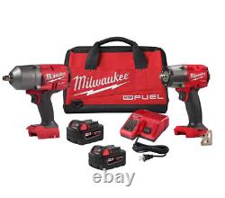 Milwaukee 2988-22R M18 FUEL Auto Kit 1/2 and 3/8 Impact Gun Wrench Kit