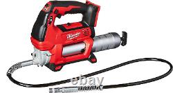 Milwaukee 2988-22R M18 Fuel 3/8 & 1/2 Hi-Torque Impact Wrench Kit withGrease Gun