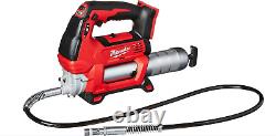 Milwaukee 2988-22R M18 Fuel 3/8 & 1/2 Hi-Torque Impact Wrench Kit withGrease Gun