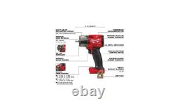 Milwaukee 2988-22R M18 Fuel 3/8 & 1/2 Hi-Torque Impact Wrench Kit withGrease Gun