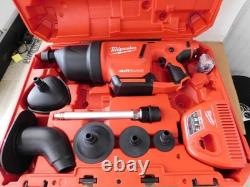 Milwaukee Drain Snake Cleaner Air Gun M12 Air Kit model 2572B-21 NEW