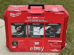 Milwaukee M12 12V Drain Cleaning Airsnake Air Gun Kit with Battery & Attachments