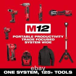 Milwaukee M12 20oz. Caulking and Adhesive Gun Kit, Aluminum Barrel/Sausage