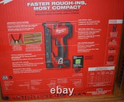 Milwaukee M12 2448-20 Staple Gun Kit Red, New in Box, Free Shipping