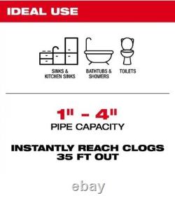 Milwaukee M12 AIRSNAKE Drain Cleaning Air Gun Kit