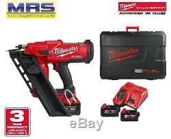 Milwaukee M18FFN-502C First Fix Nail Gun Kit M18 Framing Nailer 4933471405