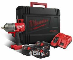 Milwaukee M18FHIWF12-503X Fuel 1/2in Impact Gun F/R 3 x 5.0Ah Li-ion 4933471259