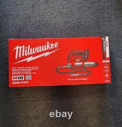 Milwaukee M18 2-Speed Grease Gun Kit Model 2646-21CT Brand New