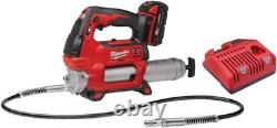 Milwaukee M18 Cordless 2-Speed Grease Gun Kit 2646-21CT READ DESCRIPTION