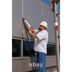 Milwaukee cordless adhesive gun kit with battery charger 12-volt 20-oz aluminum