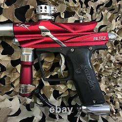 NEW Azodin Blitz 3 LEGENDARY Paintball Marker Gun Package Kit Red/Silver