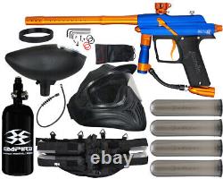 NEW Azodin Blitz 4 Legendary Paintball Gun Package Kit Dust Blue